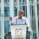 Américo Villarreal impulsa desarrollo de Nuevo Laredo con obras, inversiones y proyectos estratégicos El gobernador Américo Villarreal durante una gira de trabajo por Nuevo Laredo.