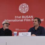 Alfonso Cuarón y Jonás Cuarón durante un festival de cine en 2026