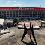 Vista aérea del Estadio Banorte en Ciudad de México, sede del empate entre América y Monterrey