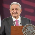 Andrés Manuel López Obrador durante una conferencia de prensa