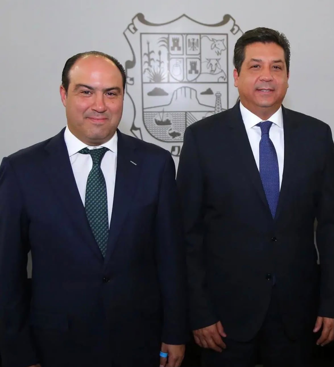 Carlos García González y Francisco García Cabeza de Vaca en una fotografía de archivo