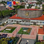 Vista aérea del Centro Médico Nacional Siglo XXI del IMSS en Ciudad de México
