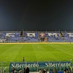 Cancha y tribunas del estadio Giuseppe Sinigaglia de Como
