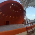 Concha Acústica renovada de la Unidad Deportiva Siglo XXI en Ciudad Victoria