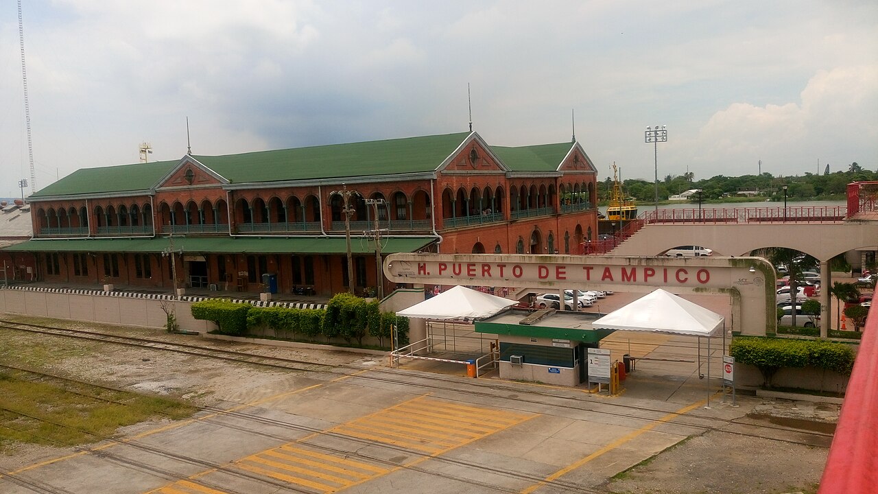 Edificio histórico de la Aduana de Tampico en julio de 2016, imagen de archivo de la ciudad