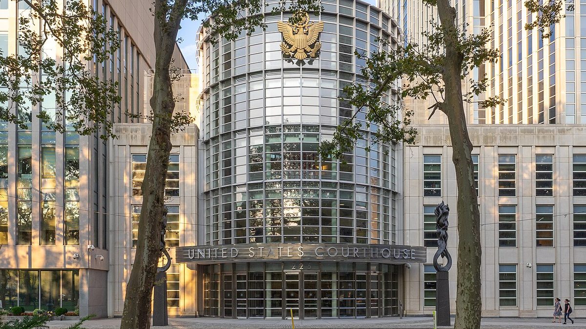 Edificio de la Corte Federal del Distrito Este de Nueva York en Brooklyn