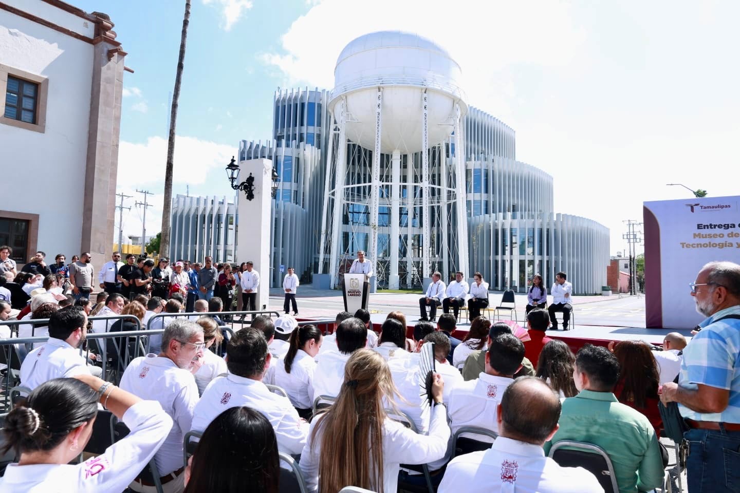 Inauguración del Museo de Ciencia, Tecnología y Planetario de Nuevo Laredo.