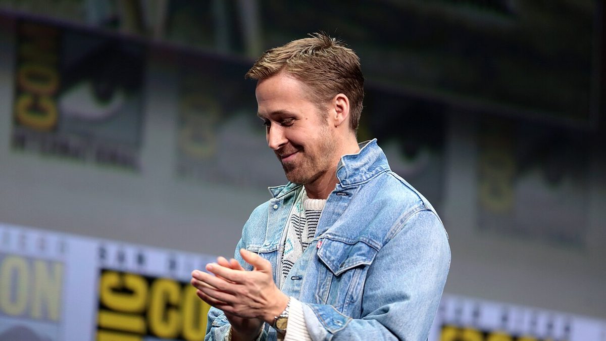 Ryan Gosling, integrante de Dead Man's Bones, durante una conferencia en San Diego