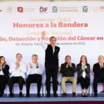Américo Villarreal encabeza la campaña contra el cáncer de mama en Tamaulipas