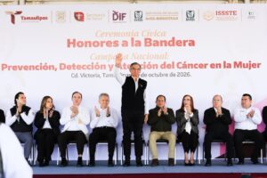 Ninguna mujer que lucha contra el cáncer estará sola en Tamaulipas: Américo Villarreal