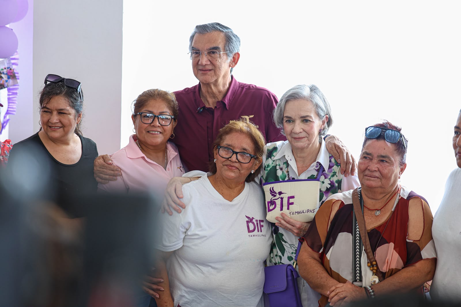 Américo Villarreal y María de Villarreal conviven con familias de Lazos del Bienestar en Tampico