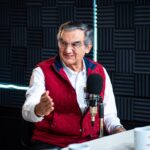 Gobernador Américo Villarreal durante el programa Diálogos con Américo