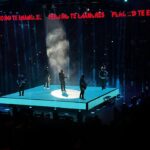 Fuerza Regida durante un concierto en la Capital One Arena