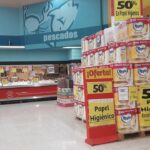 Pasillos de un supermercado en México durante el repunte de la inflación