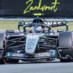 Kimi Antonelli conduce el Mercedes de Fórmula 1 en pista