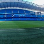 Vista panorámica del Etihad Stadium, sede del Manchester City