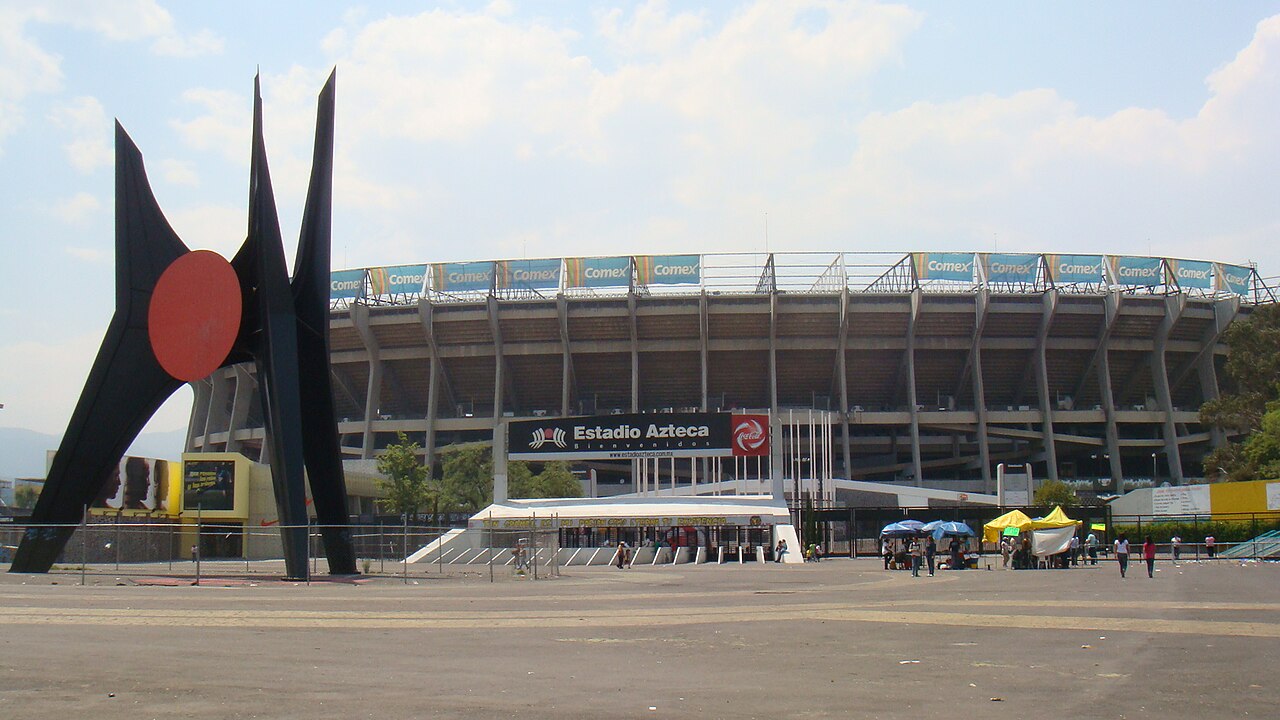 Vista horizontal de un estadio de futbol en México