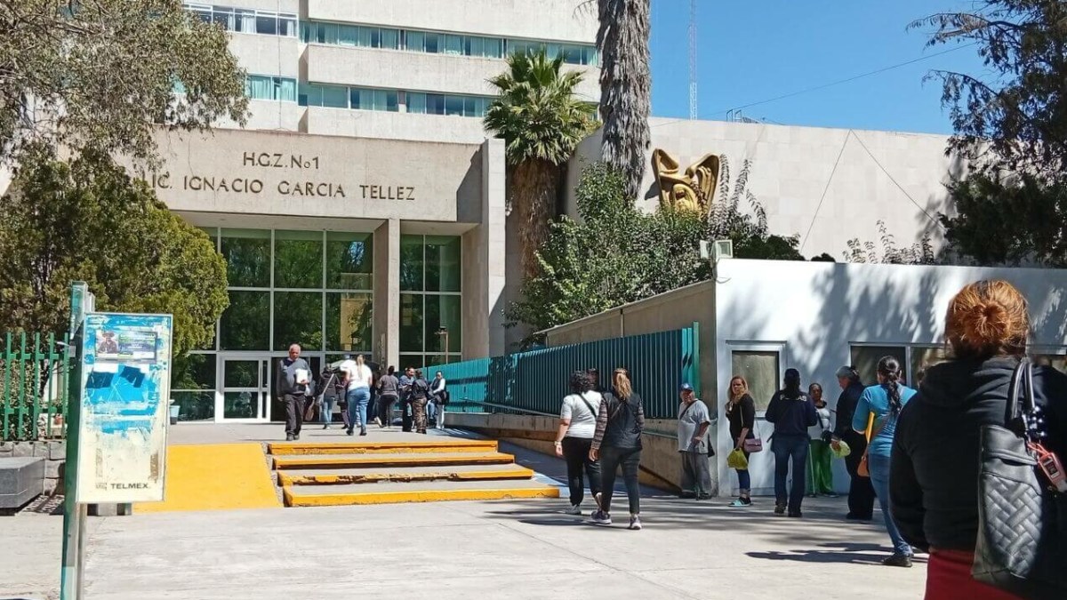Entrada del Hospital General de Zona No. 1 del IMSS en Durango