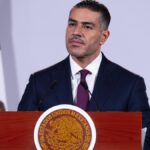 Omar García Harfuch durante la presentación del plan de seis nuevos penales