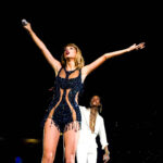 Taylor Swift en concierto durante la gira 1989 World Tour