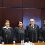 Integrantes del Tribunal de Disciplina Judicial durante su instalación en México