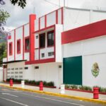 Fachada de la presidencia municipal de Uruapan, Michoacán, en 2014.